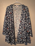 Cheetah Cardigan w/Pockets