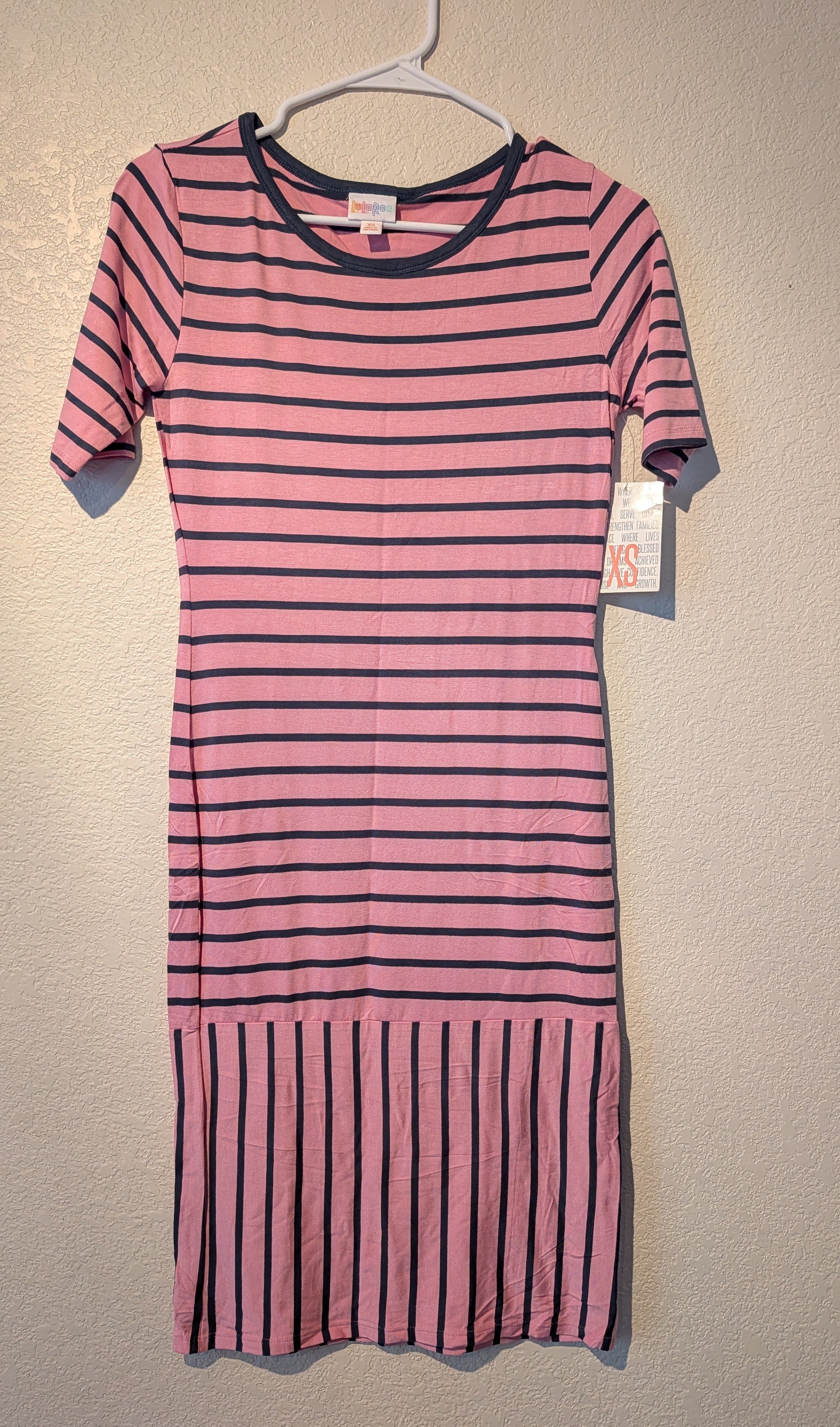 Pink Striped Dress