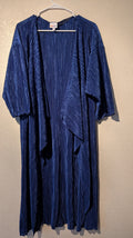 Blue Satin Kimono