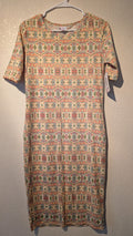 Retro Patterned Dress