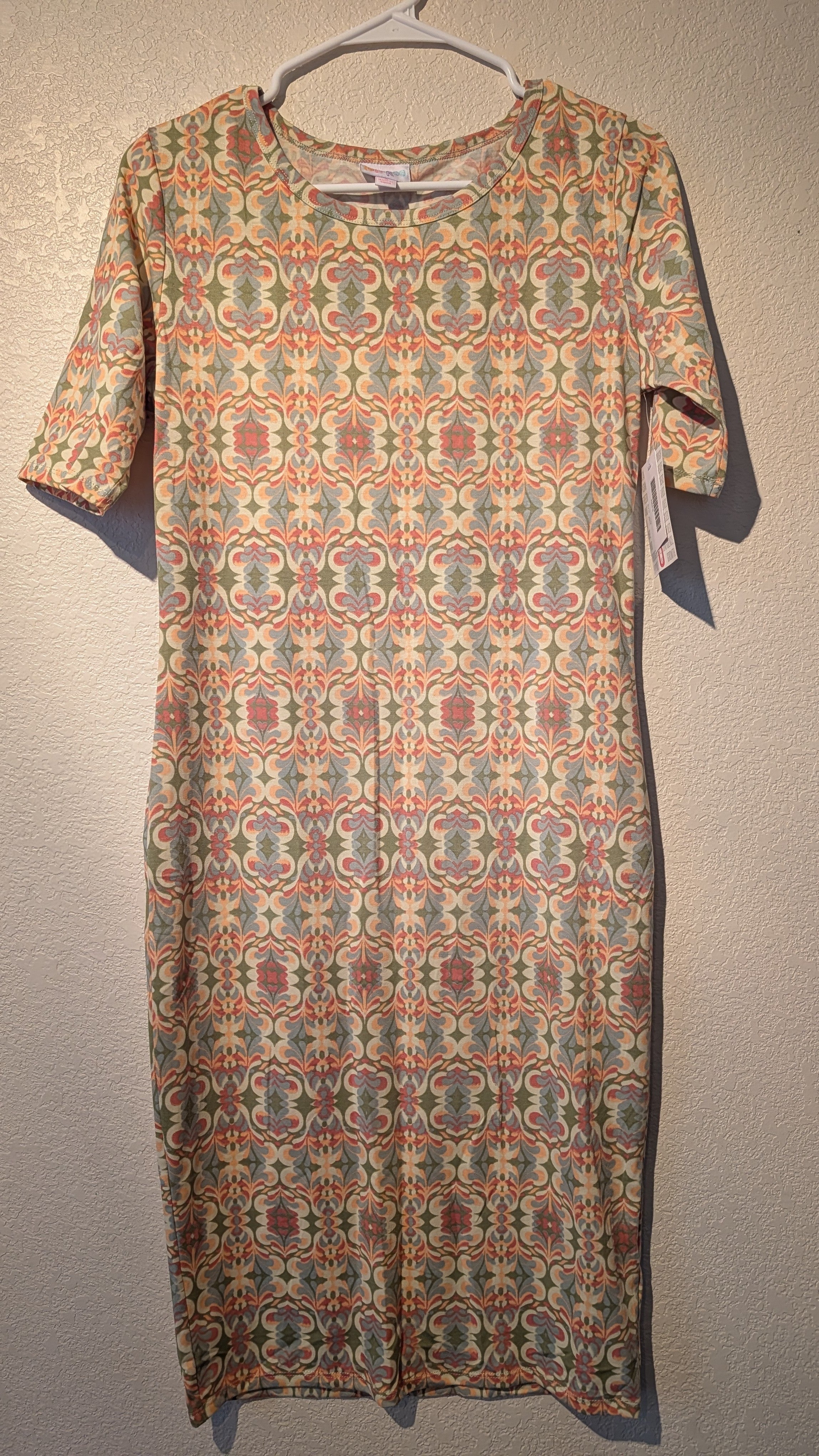 Retro Patterned Dress